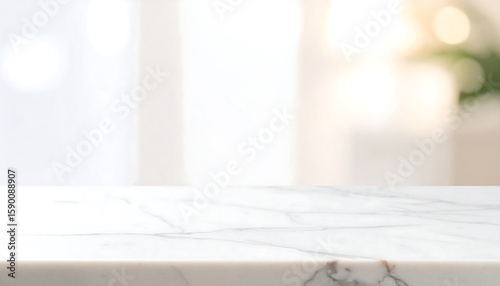 Wallpaper Mural Blurred marble table, bright background Torontodigital.ca