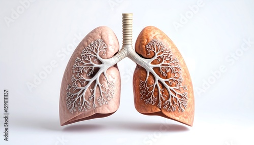 Wallpaper Mural 3D anatomical model of lungs Torontodigital.ca