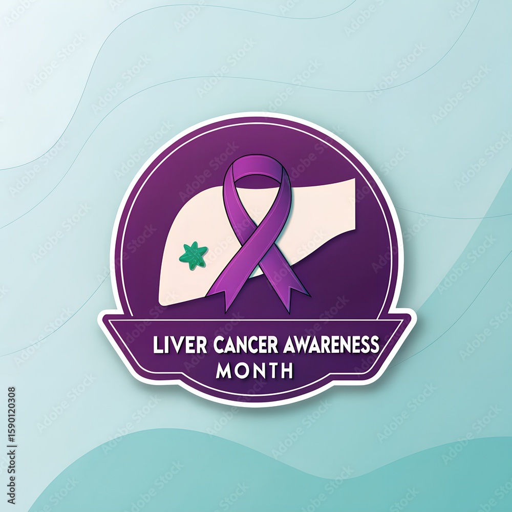Fototapeta premium liver cancer awareness month, LIVER CANCER AWARENESS MONTH.