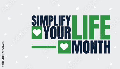 Simplify Your Life Month, Embrace Peace