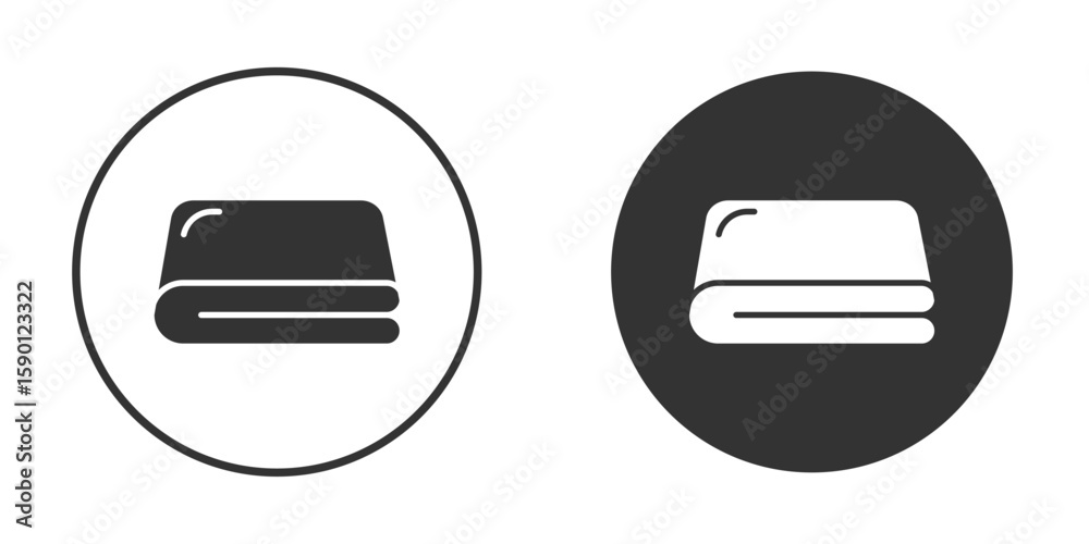 blanket icon vector graphics in black and white color blanket icon vector graphics in black and white color