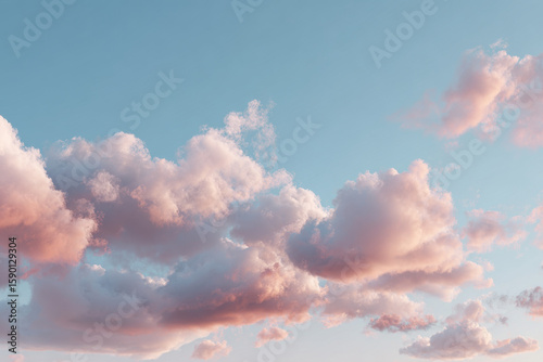 photorealistic ultraminimalist image of sky at sunset perfect for modern website background