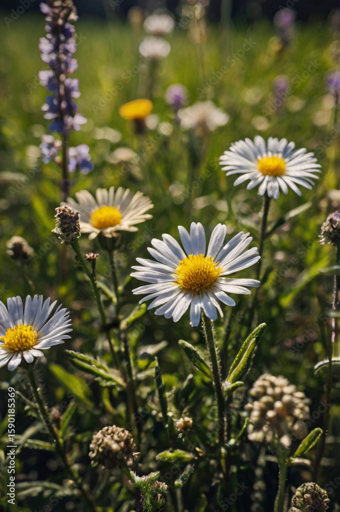 Obraz premium daisies in the garden