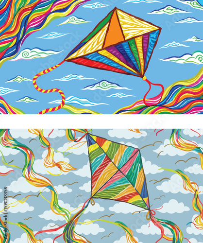 Illustration of colourful  Skeets 
