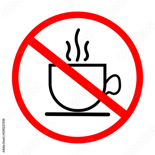 no coffee sign