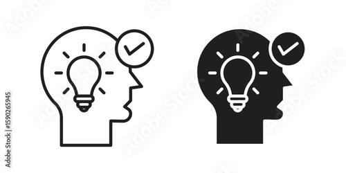 Understand icon vector design. set web icons