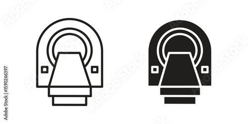 Tomography icon vector design. set web icons