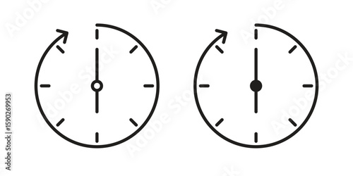 Past icon vector design. set web icons