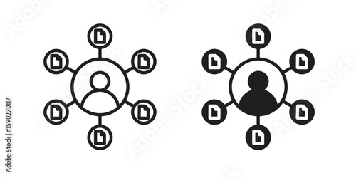 Multitask icon vector design. set web icons