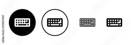 Keyboard icon logo design. keyboard sign and symbol
