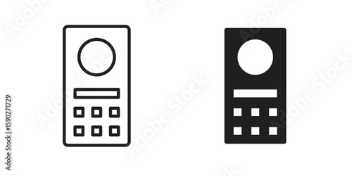 Intercom icon vector design. set web icons