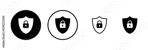 Security icon logo design. protection icon. privacy. vpn