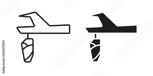 Cocoon icon vector design. set web icons