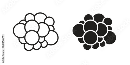 Cancer icon vector design. set web icons