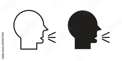 Breath icon vector design. set web icons