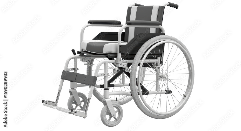 Fototapeta premium Isolated Wheelchair