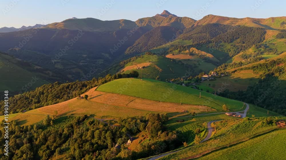 Recul face à la montagne