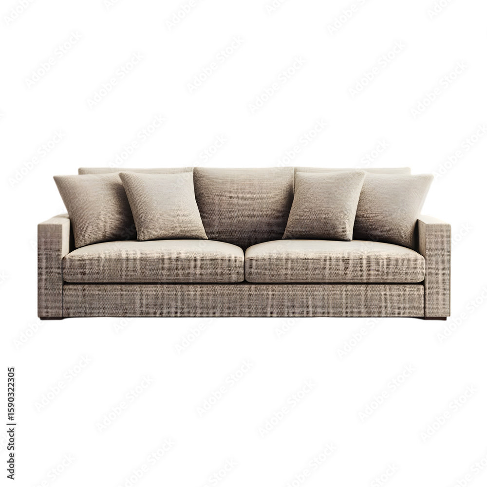 Fototapeta premium A modern sleek sofa use in home and office