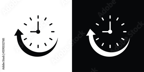 Uptime and downtime icon