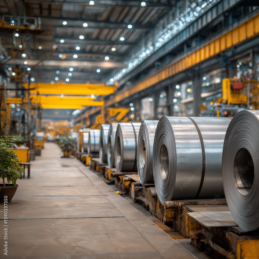 Fototapeta premium wine barrels in cellar
