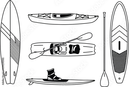 Surfboards, Kayaks, Paddleboards, and Wakeboards A Guide to Water Sports Equipment