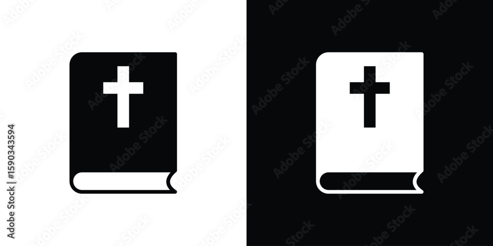 Fototapeta premium Bible icon vector illustration - Collection of high quality black style vector icons