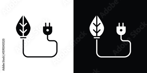 Biomass energy icon vector illustration - Collection of high quality black style vector icons