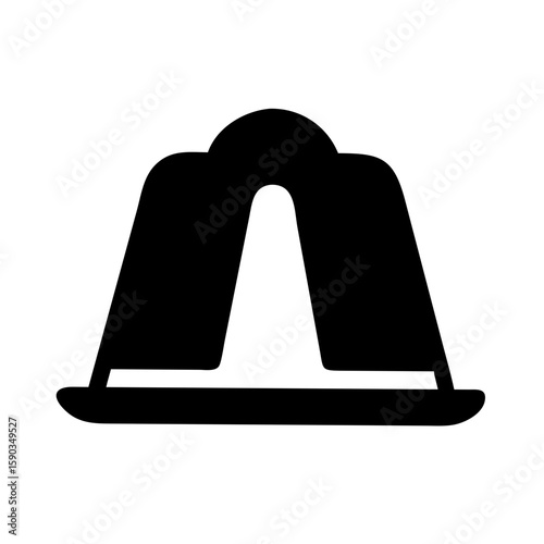 Gelatin dessert icon vector illustration