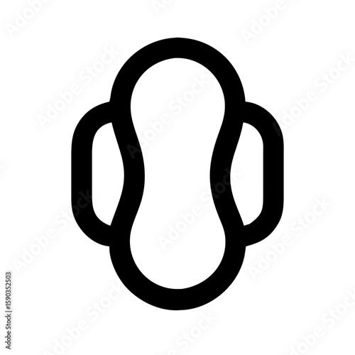 Sanitary pad icon vector illustration