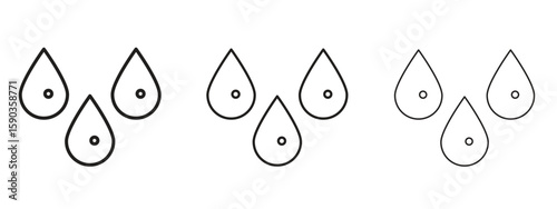 Tear drop icon for Graphic Design Projects