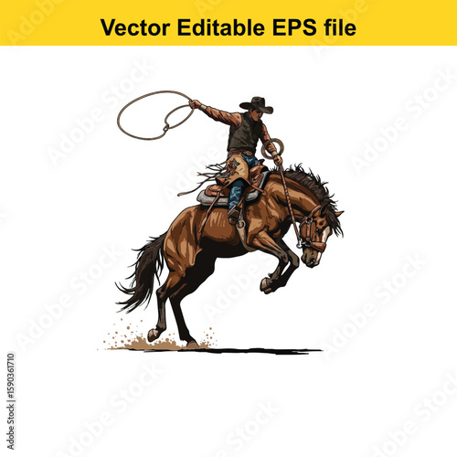 Cowgirl silhouette riding a horse through grass