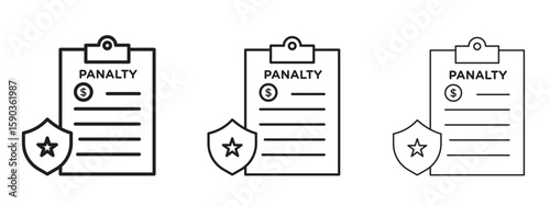 Penalty icon for Graphic Design Projects