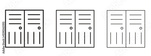 Locker icon for Graphic Design Projects