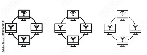 Local network icon for Graphic Design Projects