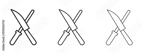 Knife sharpener icon for Graphic Design Projects