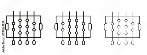 Foosball icon for Graphic Design Projects