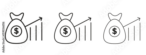 Fiscal policy icon for Graphic Design Projects