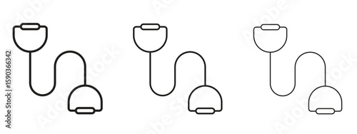Exercise bands icon for Graphic Design Projects
