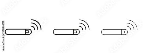 Dog microchip icon for Graphic Design Projects