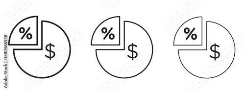 Dividend yield icon for Graphic Design Projects