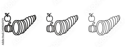 Cornucopia icon for Graphic Design Projects