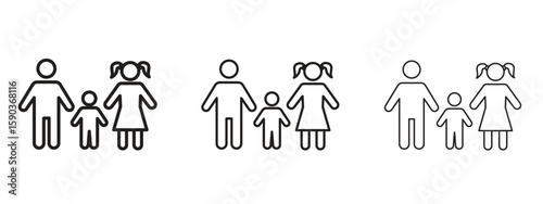 Child custody icon for Graphic Design Projects