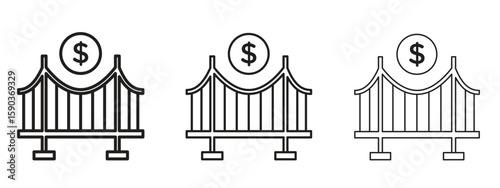 Bridging loan icon for Graphic Design Projects