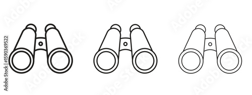 Binoculars icon for Graphic Design Projects