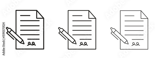 Agreement icon for Graphic Design Projects