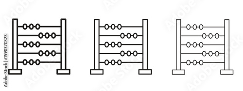 Abacus icon for Graphic Design Projects