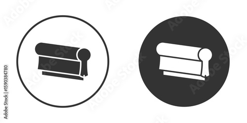 Print screen icon vector clipart in black colors. suitable for graphic work