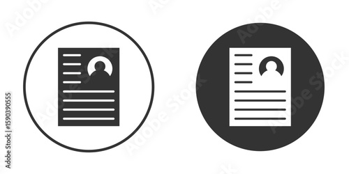Criminal record icon vector clipart in black colors. suitable for graphic work