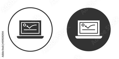 Bounce rate icon vector clipart in black colors. suitable for graphic work