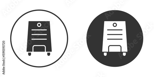 Air purifier icon vector clipart in black colors. suitable for graphic work